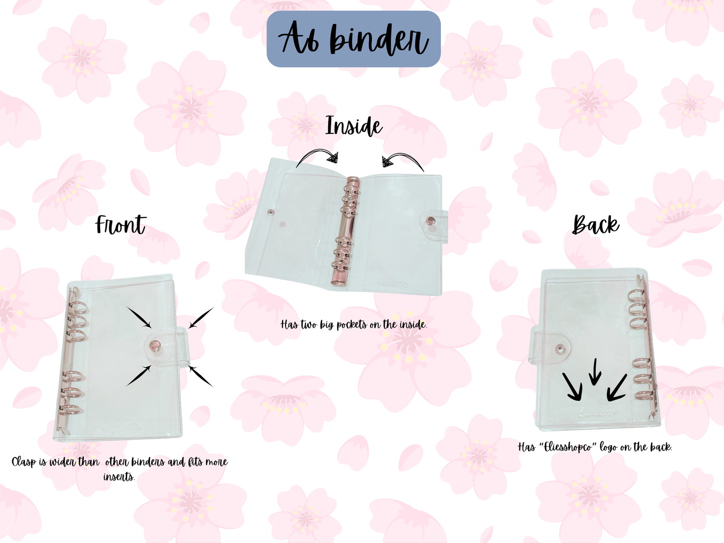 Clear Pvc binder