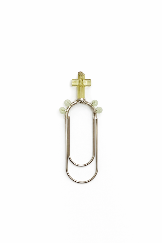 Cross paper clip