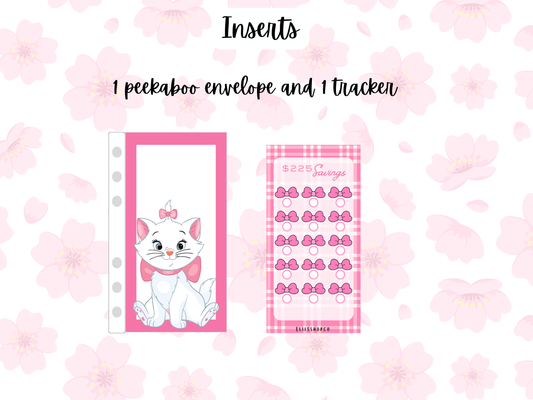 peekaboo envelopes + trackers