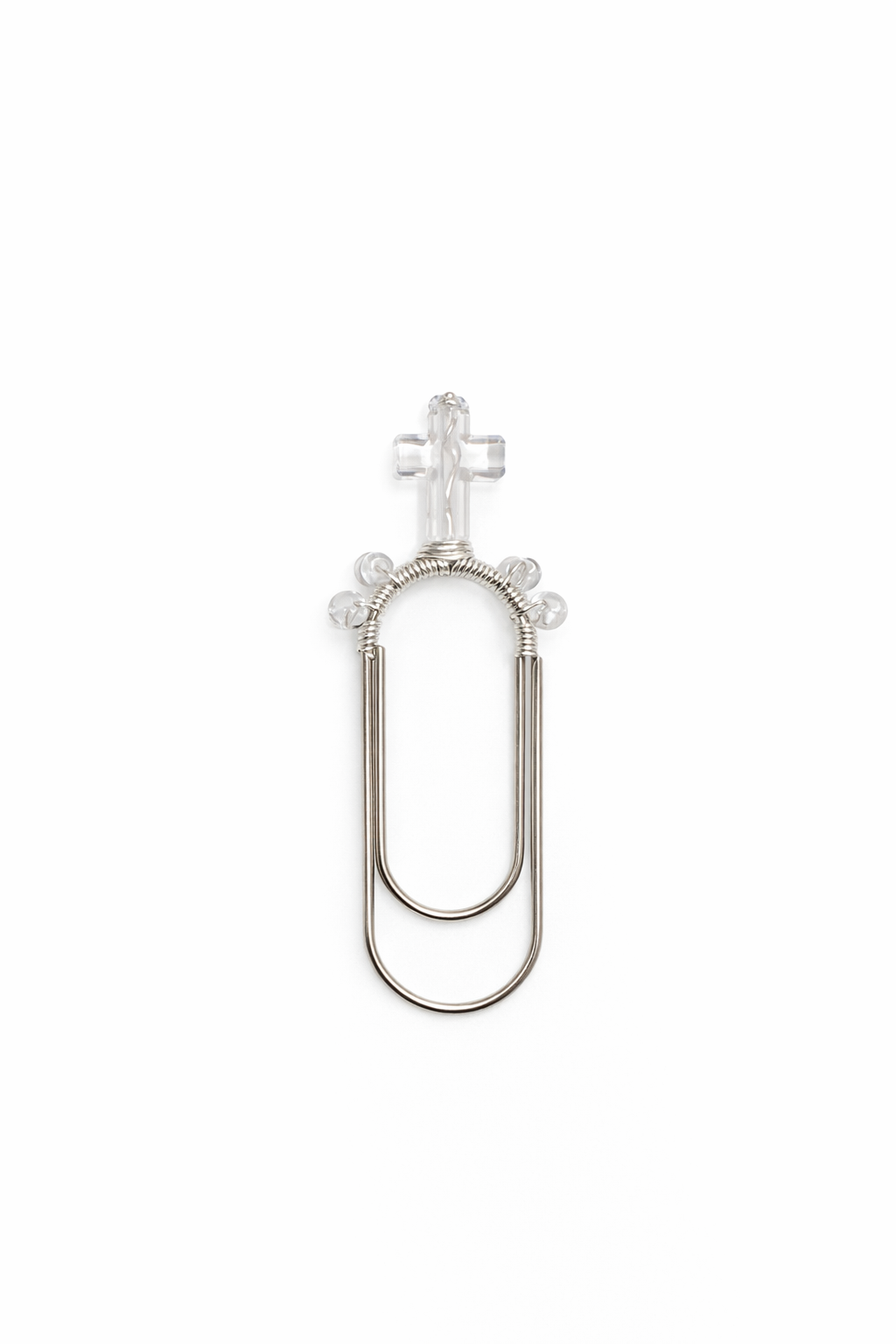 Cross paper clip