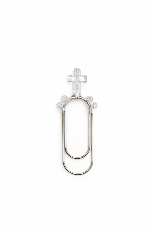 Cross paper clip
