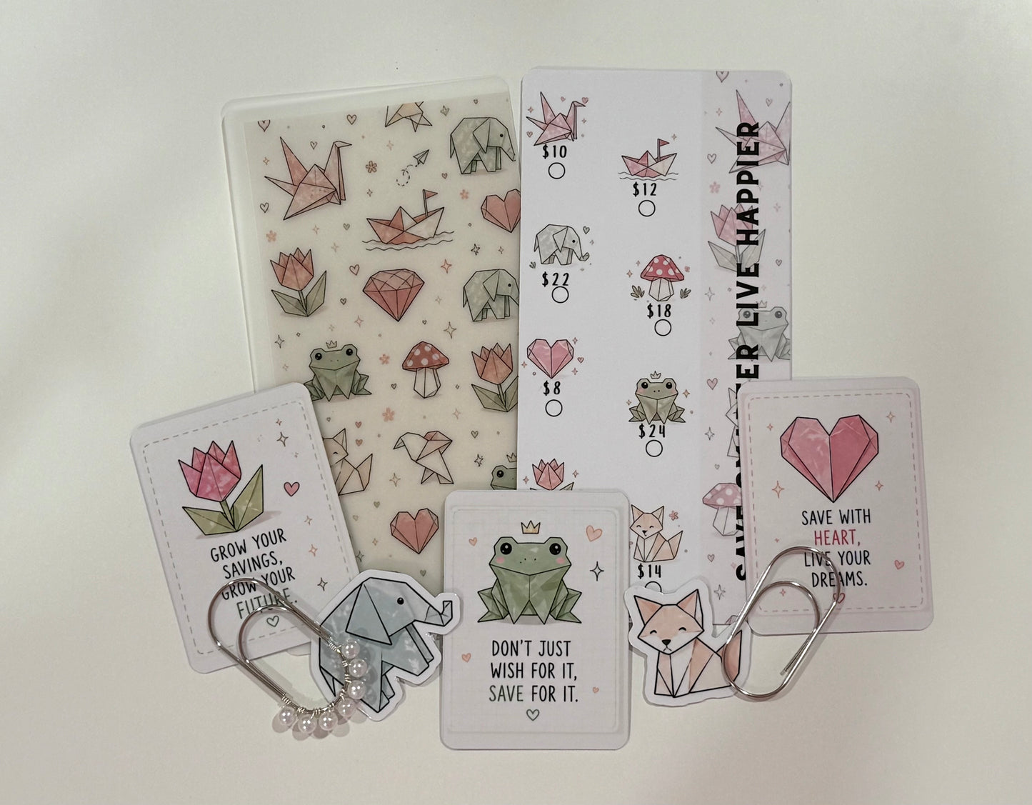 Origami savings challenge